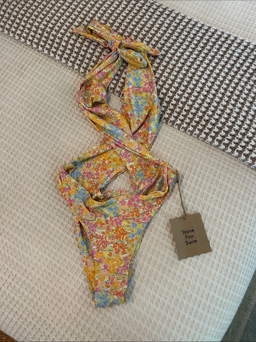 NWT stone fox swim onepiece